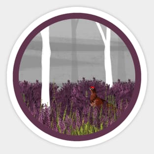 Grouse moor Sticker